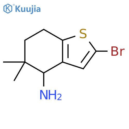 4-Amino-2-bromo-5,5-dimethyl-4,5,6,7-tetrahydrobenzo[b]thiophene structure
