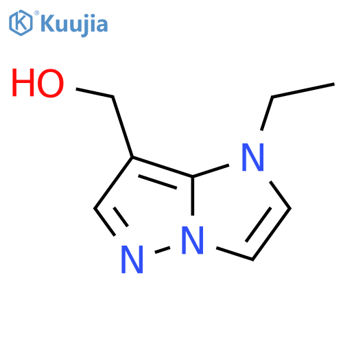 (1-ethyl-1H-imidazo[1,2-b]pyrazol-7-yl)methanol structure