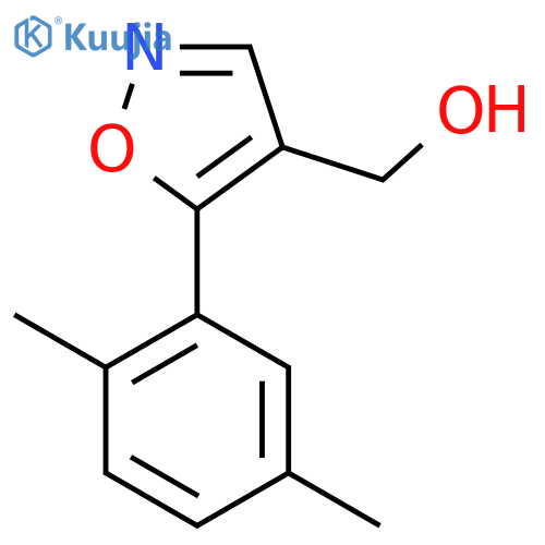 (5-(2,5-Dimethylphenyl)isoxazol-4-yl)methanol structure