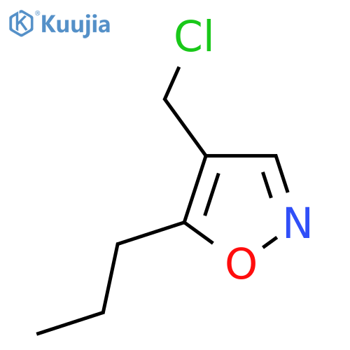 4-(Chloromethyl)-5-propylisoxazole structure