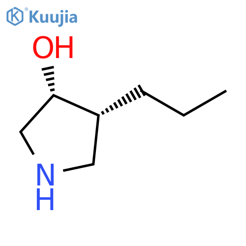 (3R,4R)-4-propylpyrrolidin-3-ol structure