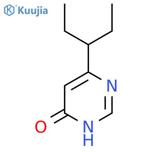 6-(Pentan-3-yl)pyrimidin-4-ol structure