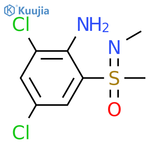 2,4-dichloro-6-methyl(methylimino)oxo-lambda6-sulfanylaniline structure