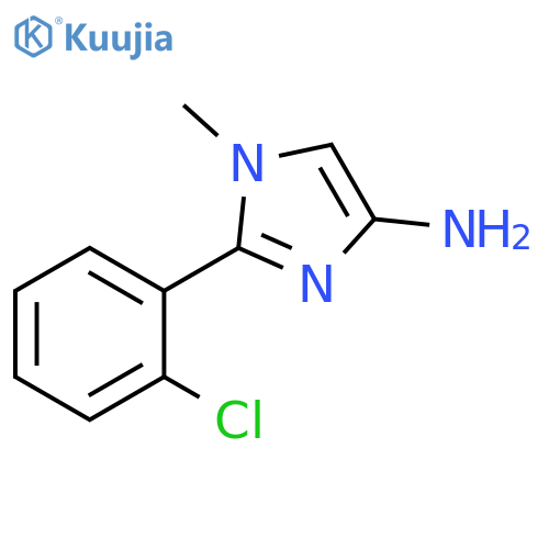 1H-Imidazol-4-amine, 2-(2-chlorophenyl)-1-methyl- structure