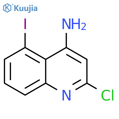 2-chloro-5-iodoquinolin-4-amine structure