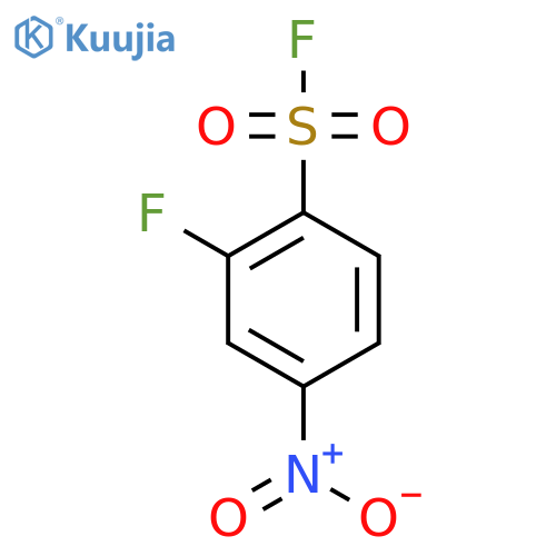 2-fluoro-4-nitrobenzene-1-sulfonyl fluoride structure