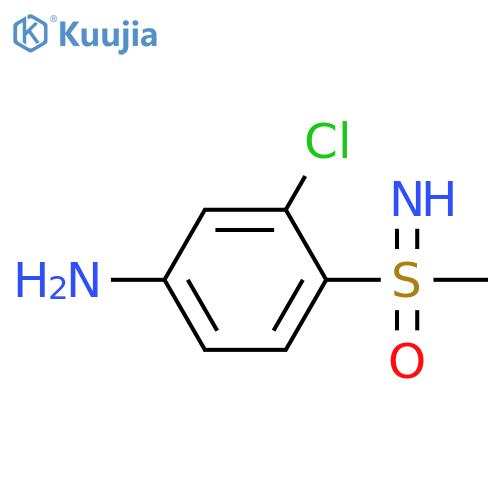 (4-amino-2-chlorophenyl)(imino)methyl-lambda6-sulfanone structure
