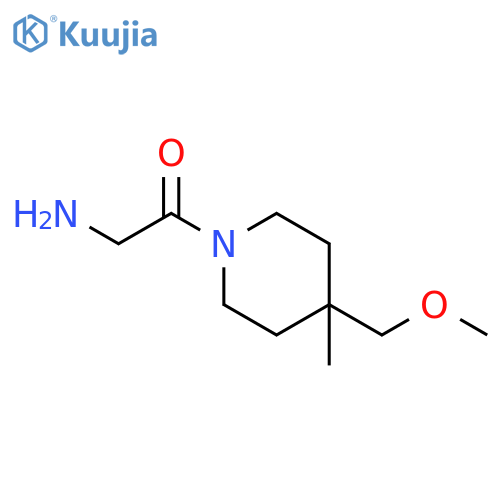 2-Amino-1-(4-(methoxymethyl)-4-methylpiperidin-1-yl)ethan-1-one structure