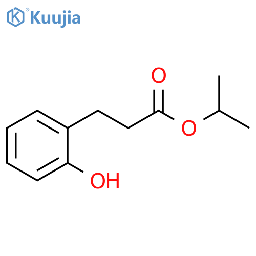 isopropyl 3-(2-hydroxyphenyl)propanoate structure