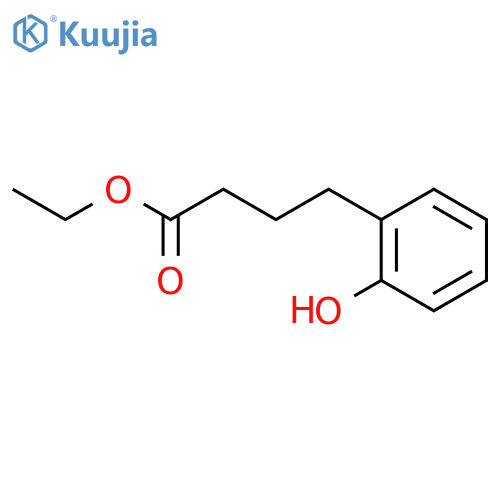 Ethyl 4-(2-hydroxyphenyl)butanoate structure