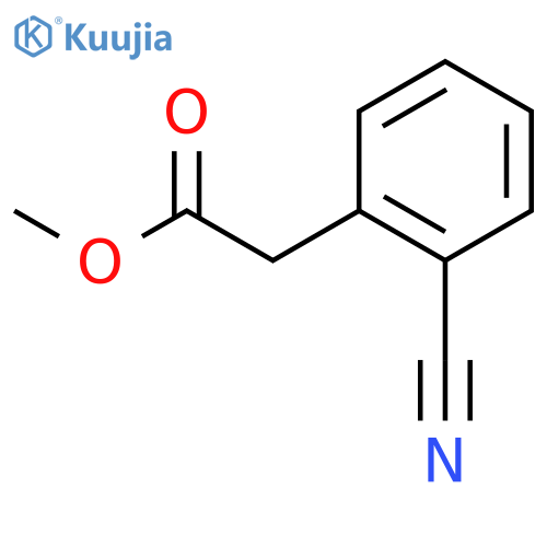 Methyl 2-(2-cyanophenyl)acetate structure