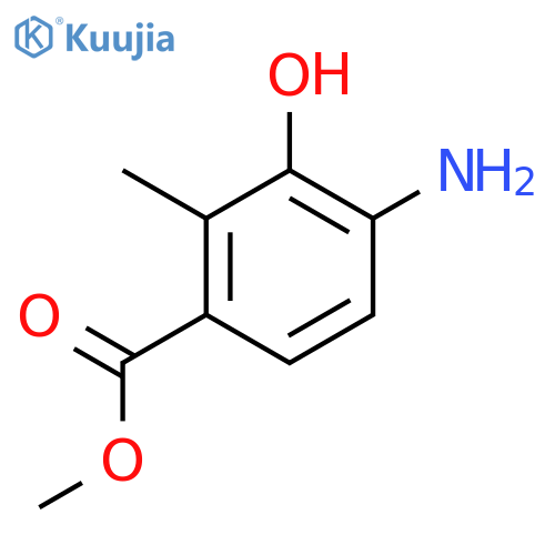 Methyl 4-amino-3-hydroxy-2-methylbenzoate structure