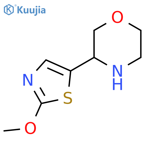 3-(2-Methoxy-1,3-thiazol-5-yl)morpholine structure