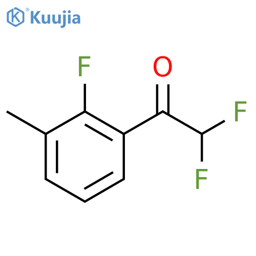 2,2-Difluoro-1-(2-fluoro-3-methylphenyl)ethanone structure