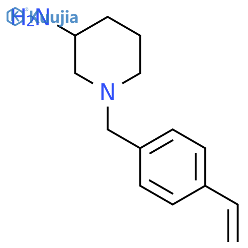1-(4-Vinylbenzyl)piperidin-3-amine structure