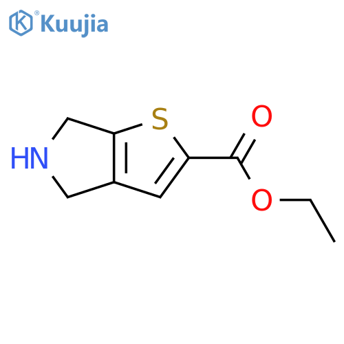 4H-Thieno[2,3-c]pyrrole-2-carboxylic acid, 5,6-dihydro-, ethyl ester structure