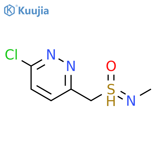 (6-chloropyridazin-3-yl)(methyl)oxo-lambda6-sulfanylidene(methyl)amine structure