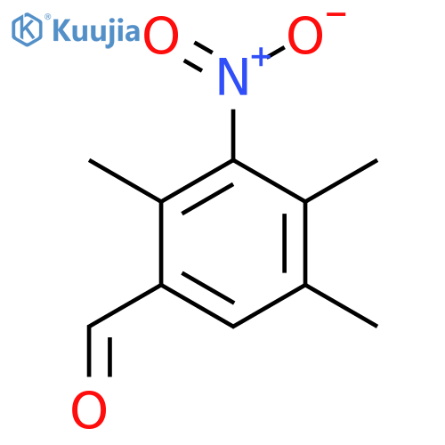 2,4,5-Trimethyl-3-nitrobenzaldehyde structure