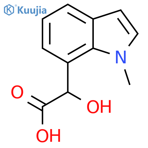 2-hydroxy-2-(1-methyl-1H-indol-7-yl)acetic acid structure