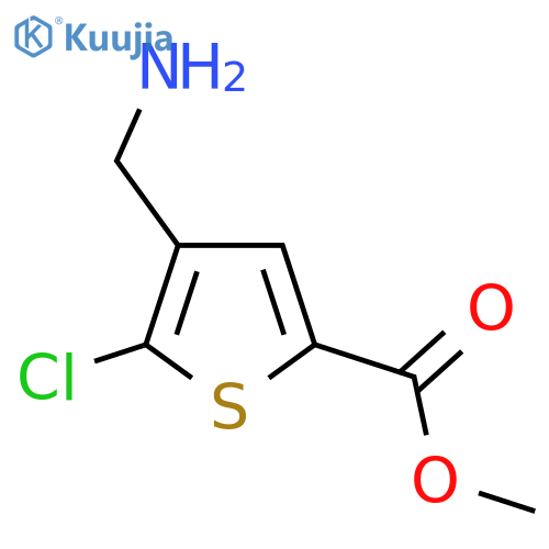 Methyl 4-(aminomethyl)-5-chlorothiophene-2-carboxylate structure