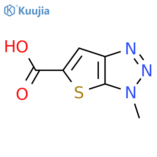 3-Methyl-3H-thieno[2,3-d]-1,2,3-triazole-5-carboxylic acid structure