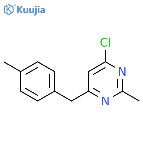 4-Chloro-2-methyl-6-(4-methylbenzyl)pyrimidine structure