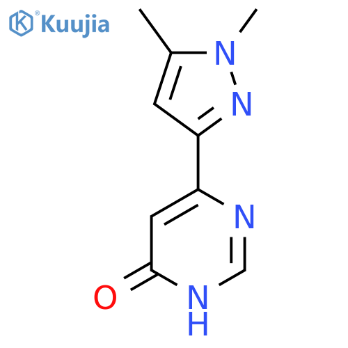 6-(1,5-dimethyl-1H-pyrazol-3-yl)pyrimidin-4-ol structure