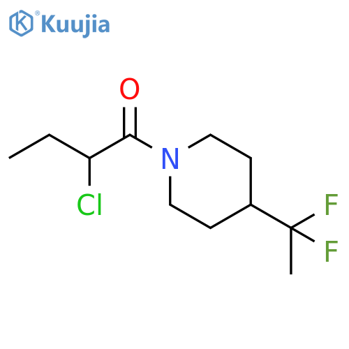 2-Chloro-1-(4-(1,1-difluoroethyl)piperidin-1-yl)butan-1-one structure