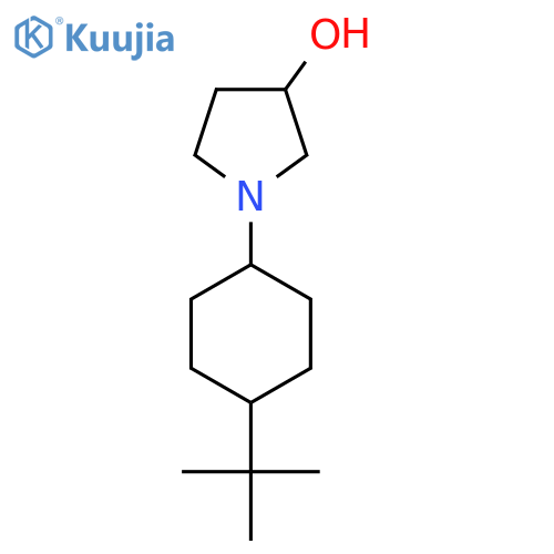 1-(4-(Tert-butyl)cyclohexyl)pyrrolidin-3-ol structure