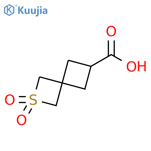 2,2-dioxo-2lambda6-thiaspiro3.3heptane-6-carboxylic acid structure