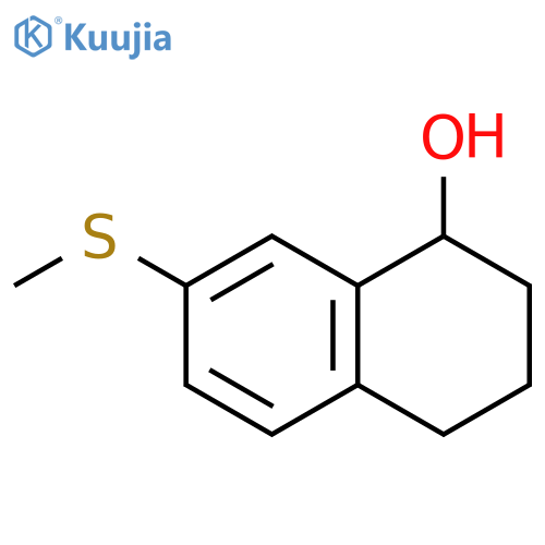 7-(Methylsulfanyl)-1,2,3,4-tetrahydronaphthalen-1-ol structure