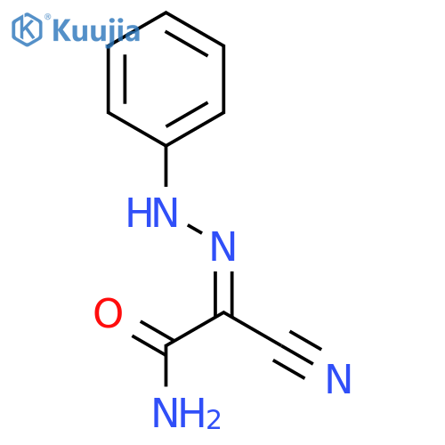 2-phenylhydrazono-2-cyanoacetamide structure