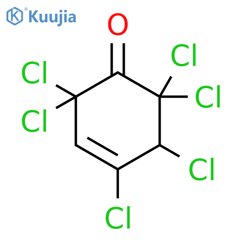 3-Cyclohexen-1-one, 2,2,4,5,6,6-hexachloro- structure