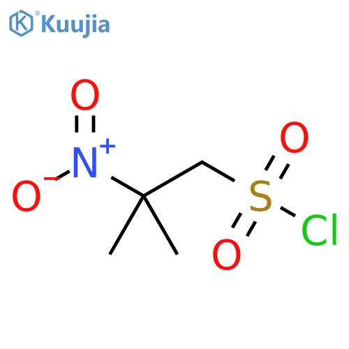 2-methyl-2-nitropropane-1-sulfonyl chloride structure