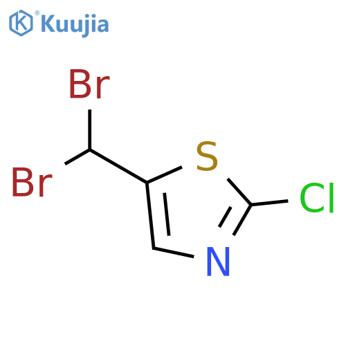 2-chloro-5-(dibromomethyl)-1,3-thiazole structure