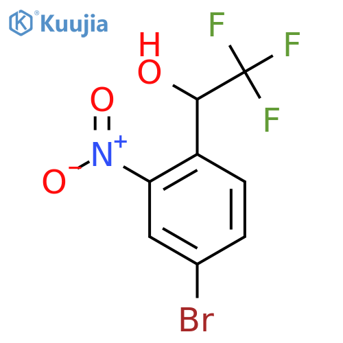 4-Bromo-2-nitro-alpha-(trifluoromethyl)benzyl Alcohol structure