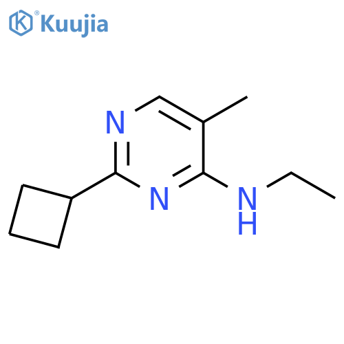 4-Pyrimidinamine, 2-cyclobutyl-N-ethyl-5-methyl- structure