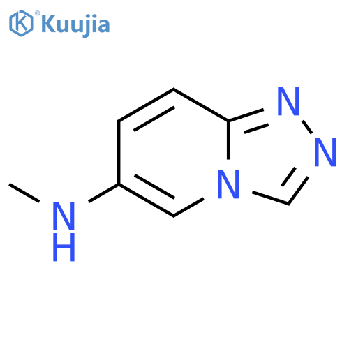 1,2,4-Triazolo[4,3-a]pyridin-6-amine, N-methyl- structure