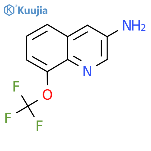 8-(Trifluoromethoxy)quinolin-3-amine structure