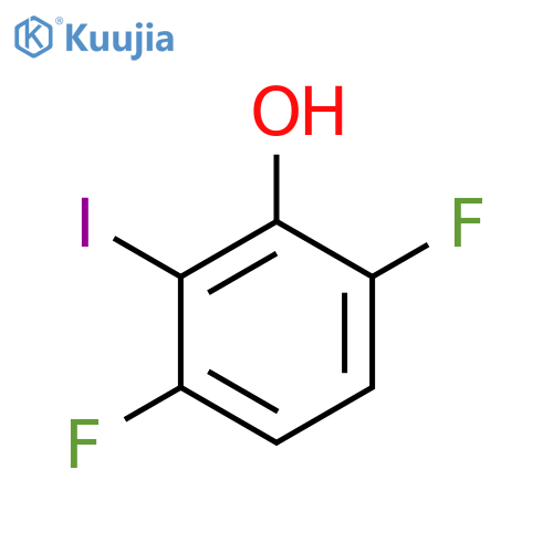3,6-Difluoro-2-iodophenol structure