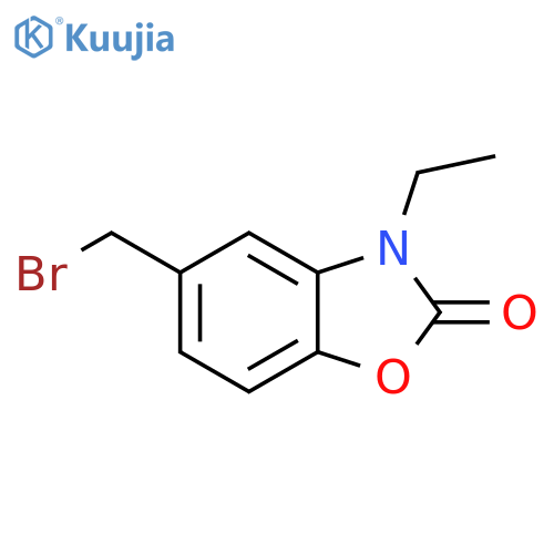 5-(Bromomethyl)-3-ethyl-1,3-benzoxazol-2-one structure