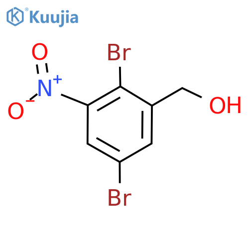 Benzenemethanol, 2,​5-​dibromo-​3-​nitro- structure