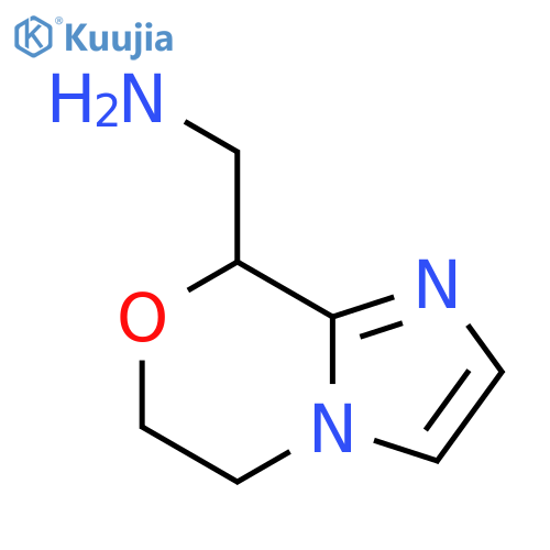 8H-Imidazo[2,1-c][1,4]oxazine-8-methanamine, 5,6-dihydro- structure