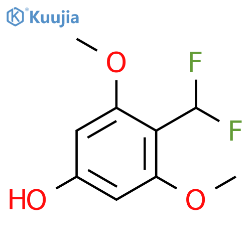 4-(Difluoromethyl)-3,5-dimethoxy-phenol structure