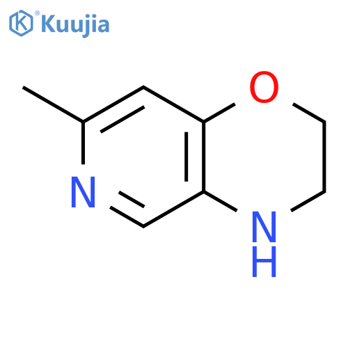 7-methyl-2H,3H,4H-pyrido[4,3-b][1,4]oxazine structure