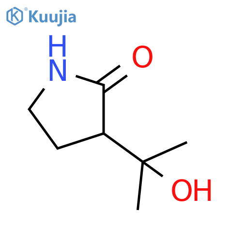 3-(2-hydroxypropan-2-yl)pyrrolidin-2-one structure