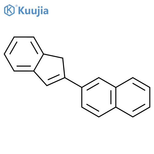 Naphthalene, 2-(1H-inden-2-yl)- structure