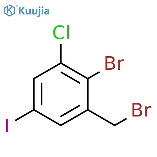 2-Bromo-3-chloro-5-iodobenzyl bromide structure
