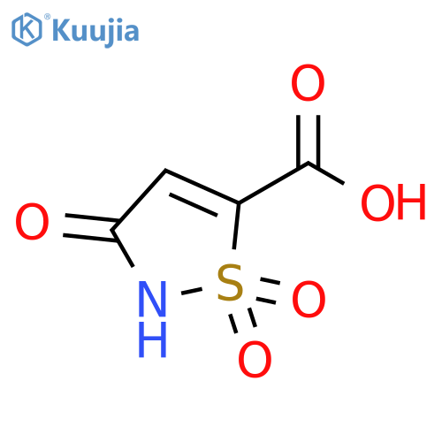 1,1,3-trioxo-2,3-dihydro-1lambda6,2-thiazole-5-carboxylic acid structure
