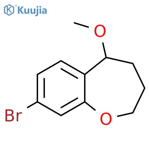 1-Benzoxepin, 8-bromo-2,3,4,5-tetrahydro-5-methoxy- structure
